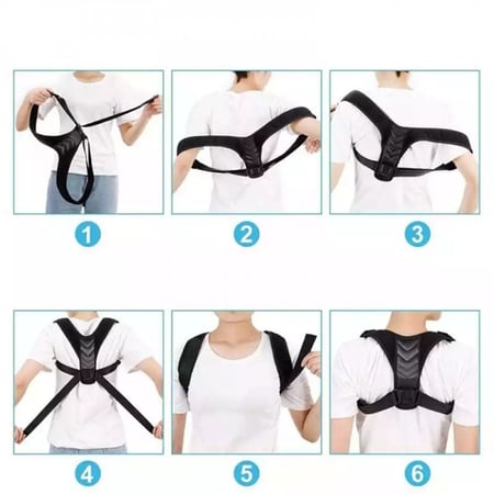 مشد تصحيح وضعية الظهر وتقوس العمود الفقري