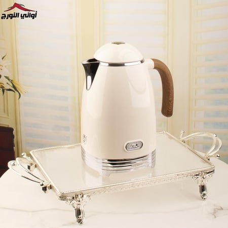 تبسي مستطيل رنيم فضي