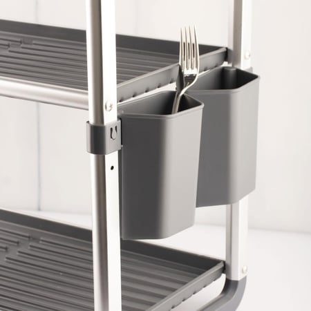 سلة صحون المنيوم 3 ادوار مستطيل