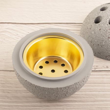 مبخر دائري رمادي