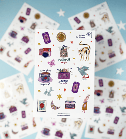 ملصقات دار ورقة