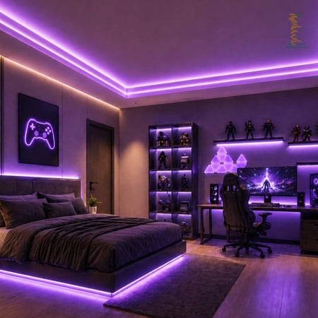 شريط LED خطين – 50 متر (متعدد الألوان)