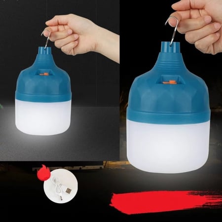 مصباح شمسي القوة 100واط  قابل لاعادة الشحن USB/حبتين 100ريال