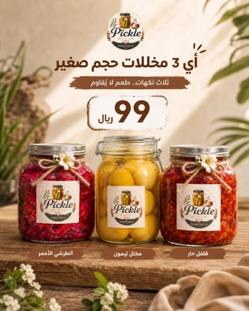 باكدج المخللات