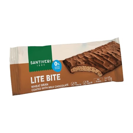 سانتيفيري لايت بايت شوكولاتة بالحليب خالية من السكر المضاف – Santiveri Lite Bite