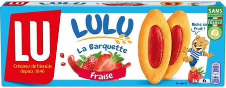 كيكة الفراولة الفرنسية من ليو LU