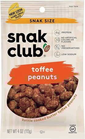 سناك كلوب فول سوداني بالكراميل - Snak Club Toffee Peanuts