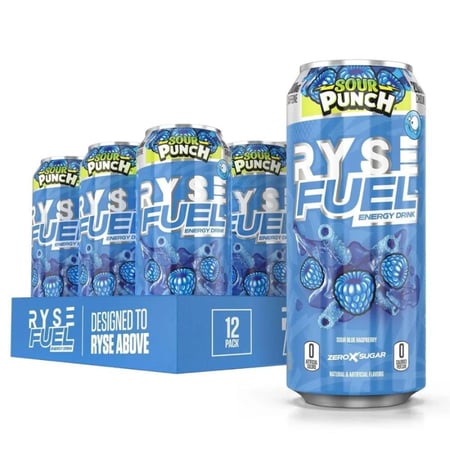 RYSE Fuel مشروب الطاقة الخالي من السكر | مناسب للنباتيين, خالي من الجلوتين 473 مل