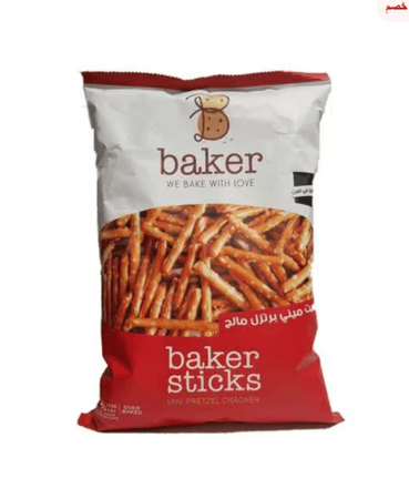 بيكر بريتزل  بسكويت ميني  مالح 250 جم