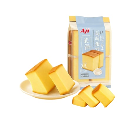 كعكة يابانيه أجي بنكهة البروبيوتيك والحليب 260جرام