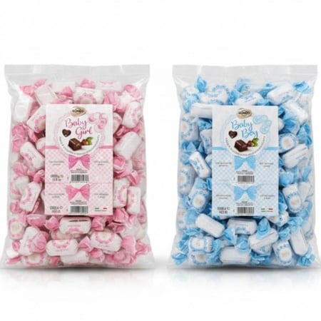 شوكولاتة سوكادو بيبي جيرل محشوة بكريمة البندق - Socado Baby Girl Milk Chocolate Pralines with Hazelnut Cream 1000g