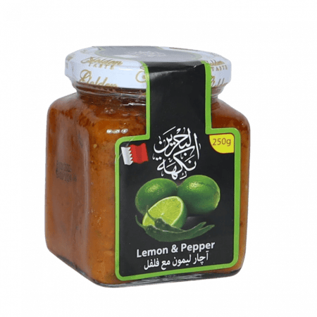نكهة البحرين آجار ليمون مع فلفل 250 جرام