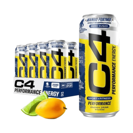 C4 مشروب الطاقة الاصلي سيليكور سي فور بنكهة المانجو 473 مل