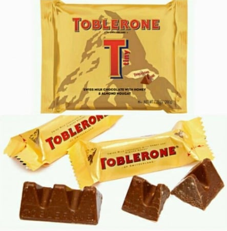 توبليرون بالحليب شوكلاته سويسرية بالعسل ونوجا اللوز 200 جم