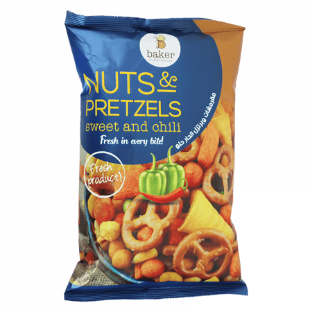 بيكر مقرمشات وبرتزل حار حلو