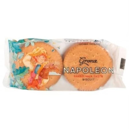 جرونا نابليون بسكويت مخبوز بطعم الحليب، 290 جرام