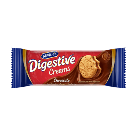 ماكفيتيز دايجستيف بسكويت سريع الهضم بكريمة الشوكولاته 40 جم