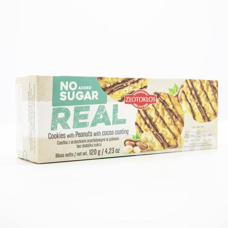 زلوتوكلوس كوكيز الحقيقي الخالي من السكر،120جرام