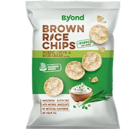 رقائق أرز بني بنكهة الكريمة الحامضة - 60 جرام من بيوند