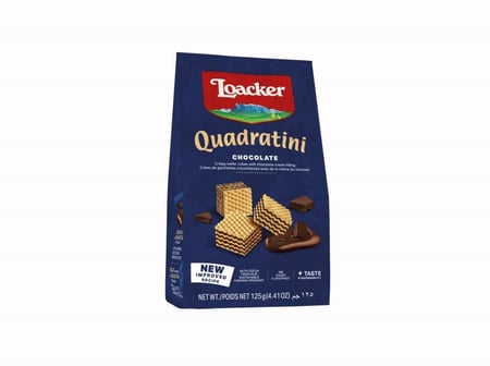 لوكر كوادراتيني بالشوكولاتة - Loacker Quadratini Chocolate
