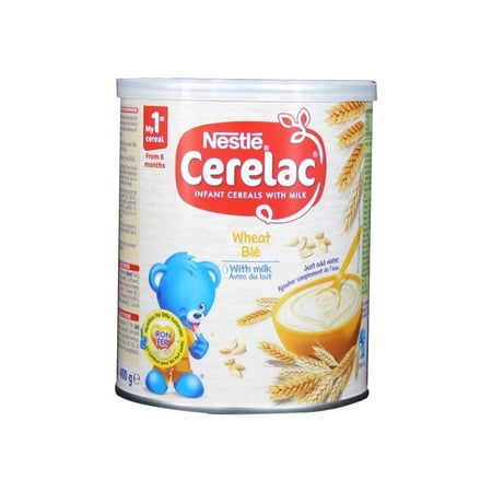 سيريلاك قمح مع الحليب نستلة لعمر 6 أشهر 400 جرام