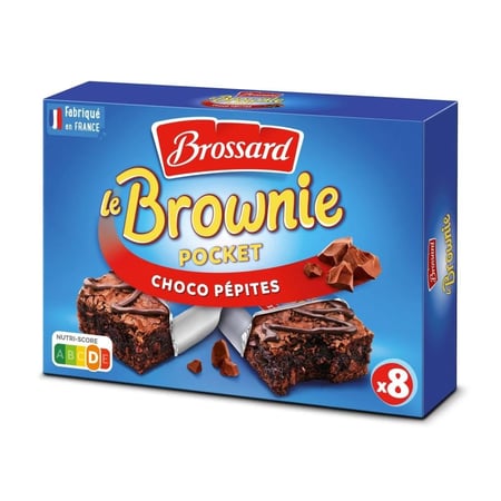 بروسيارد لو براوني بوكت شوكو بيبتس | Brossard Le Brownie Pocket Choco Pépites