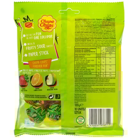 حلوى تشوبا تشوبس الحامضة