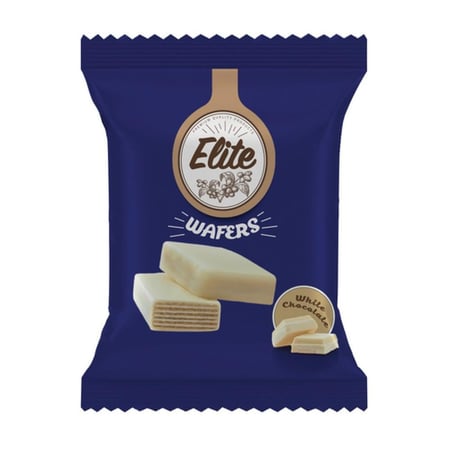 كيس بسكويت ويفر ايليت بحشوة كريمة الشوكولاتة البيضاء  1 كجم