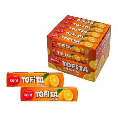 حلوى توفيتا بنكهة البرتقال 47 جرام للحبة