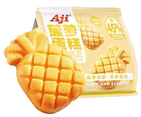 كيك اجي الياباني بشكل أناناس – 280 جرام – Aji Pineapple Shape Cake 280g