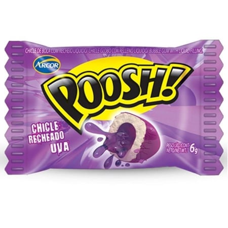 عبوة علك فقاعة مع حشوة سائلة بطعم توتي فروتي 200  جم