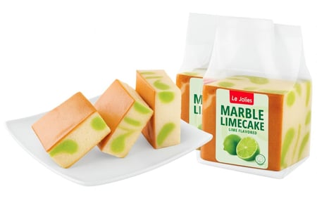 كيك اسفنجي بنكهة الليمون طري جدا 120جرام