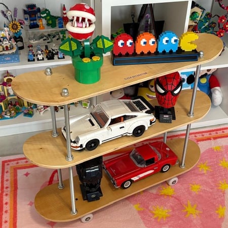 skateboard shelves