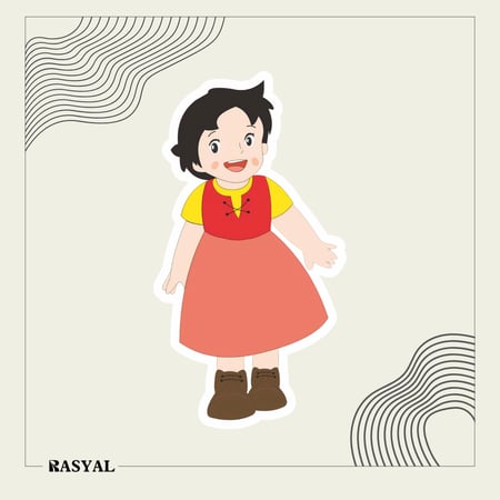 ستيكر هايدي