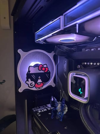 غطاء مروحة للPC هيلوكيتي️