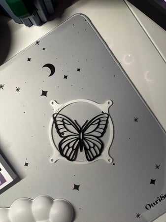 غطاء مروحة للPC بتصميم فراشة