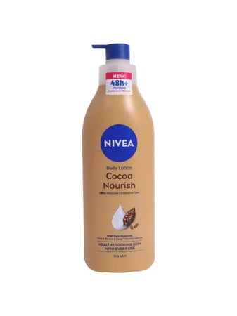 لوشن للجسم بزبدة الكاكاو وفيتامين E من نيفيا - 400 مل