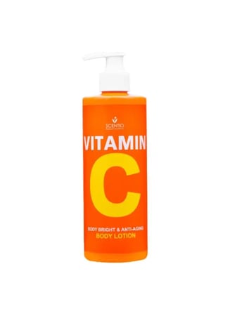 لوشن لاشراقة الجسم ومكافحة الشيخوخة بفيتامين سي من سينتيو - 450 مل