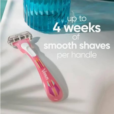 جيليت ماكينة حلاقة نسائية فينوس تريشر 3 حبة