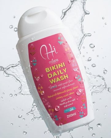 هاي ميلانو غسول يومي للمنطقه الحميمه غزل 250مل