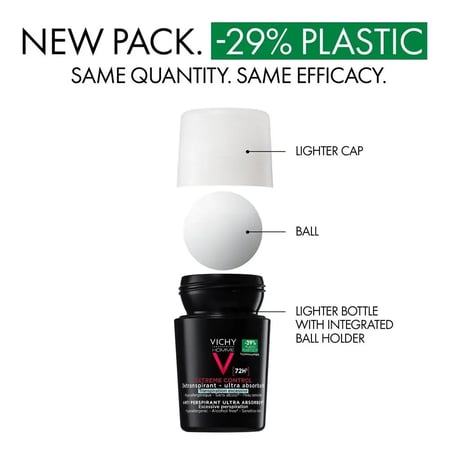 فيشي هوم مزيل عرق رول اون حماية 72 ساعة - 50 مل