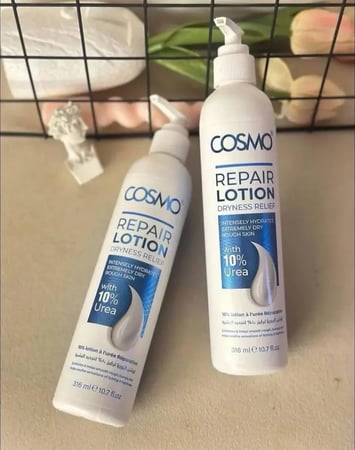 لوشن مرمم باليوريا 10% لترطيب وإصلاح البشرة الجافة من كوزمو – 316 مل