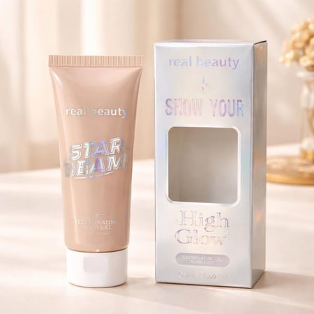 ريل بيوتي اضاءه الجسم لون لحمي 50مل