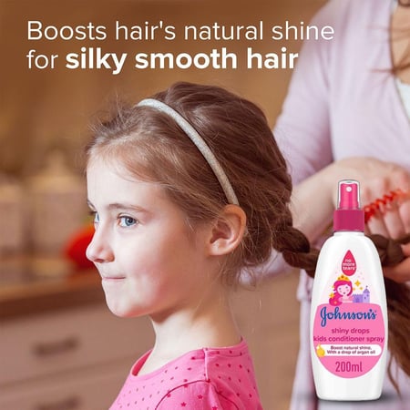 جونسون بلسم بخاخ القطرات اللامعة للصغار - 200 مل