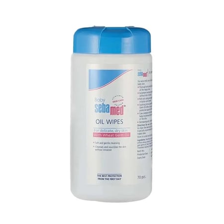 سيباميد بيبي مناديل مبللة بزيت للأطفال - 70 منديل