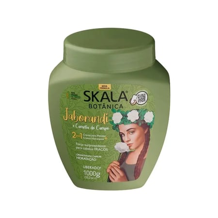 سكالا بوتانيكا كريم معالج بالجابوراندي 2 في 1 للشعر - 1000 جم