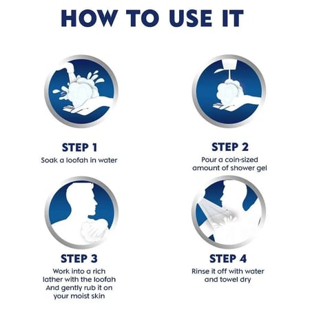 نيفيا مان جل استحمام أكتيف كلين - 250 مل