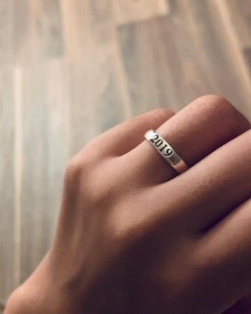 دبله فضة رجالي ونسائي بتاريخ