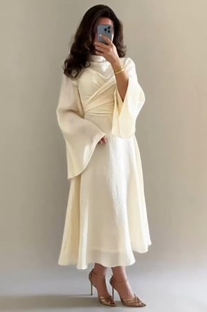 فستان سهره ناعم شيفون