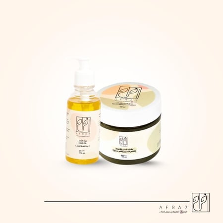 ماسك السدر وزيت الشعر من أفراح